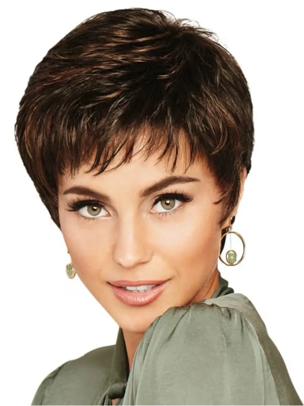 Raquel Welch Winner Pixie Cut Wig By Hairuwear, AVERAGE SS4/10 SS Iced Java NEW